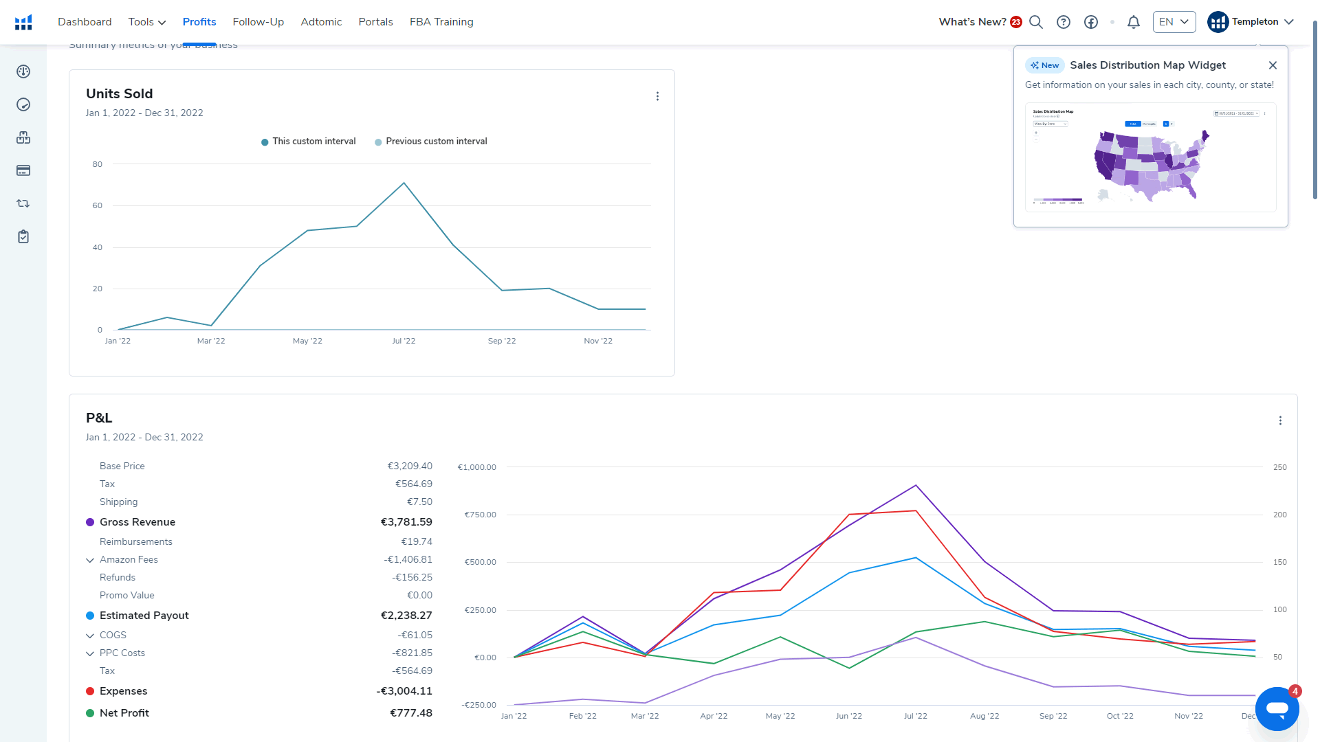 helium 10 profits