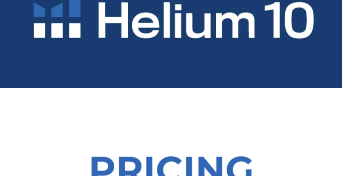 Helium 10 pricing plans